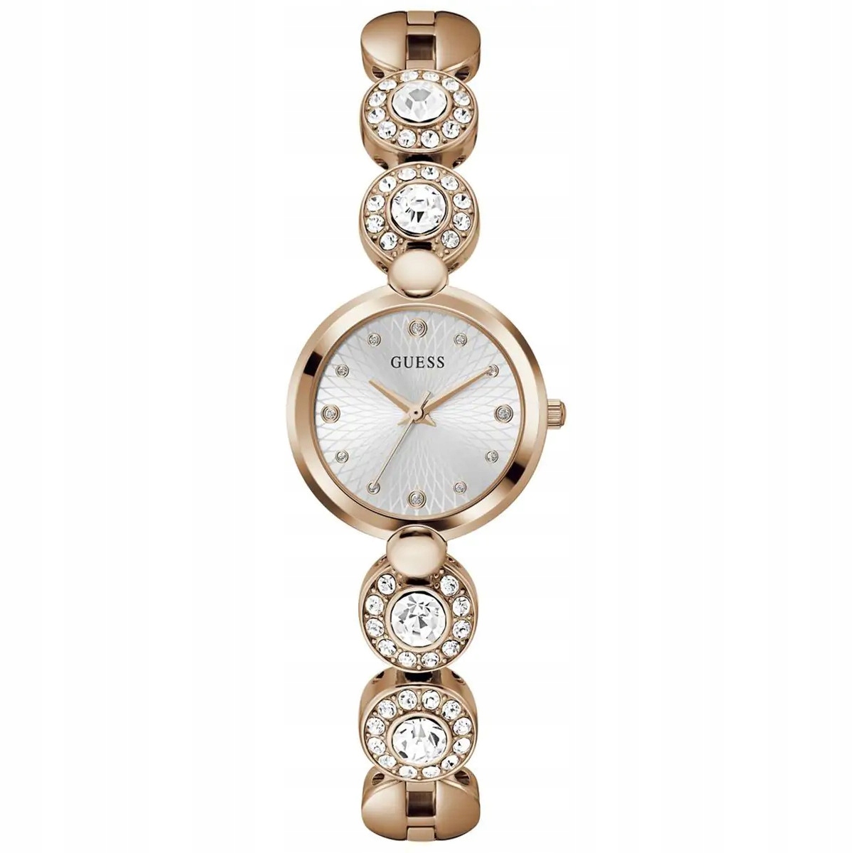 Dámské hodinky Guess GW0757L3 Zirkony růžové zlato