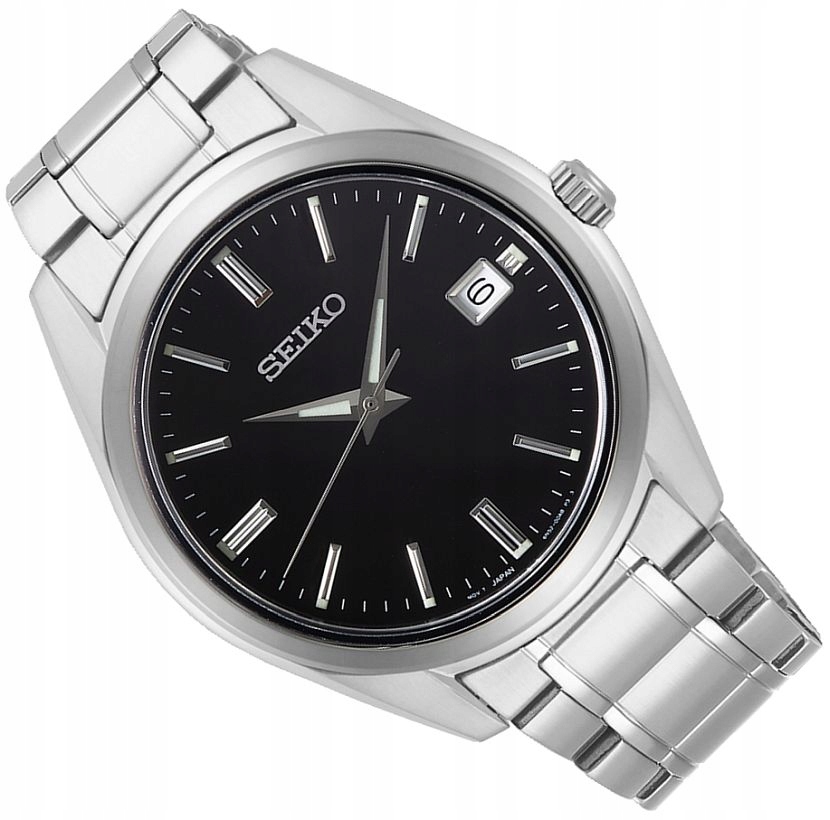 Klasický Pánské Hodinky Seiko SUR311P1 Safír Data Na Náramku Box