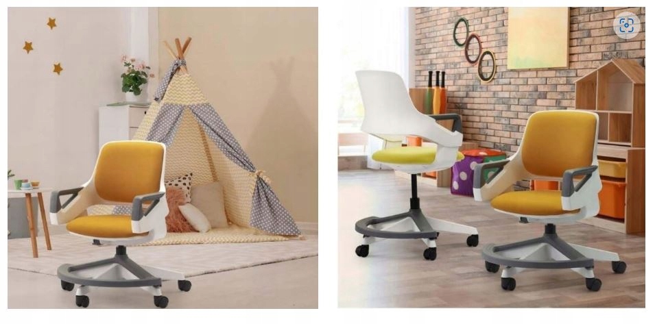 Fotel ROOKEE szkolne krzesło czerwony ergonomiczne Kolekcja rookee