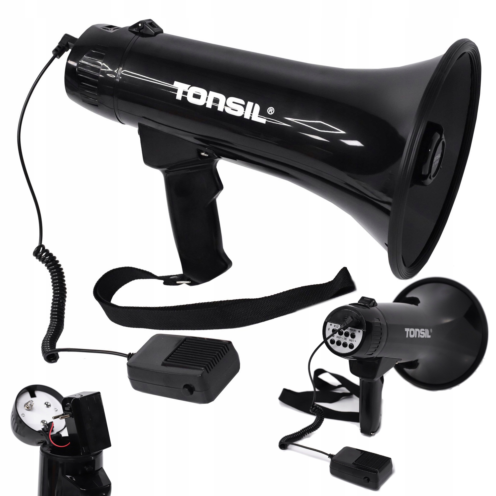 Megafon Te 20/18 Bluetooth MP3, Usb, Sd, akumulátor Výkon 45 W Dosah až 300 m