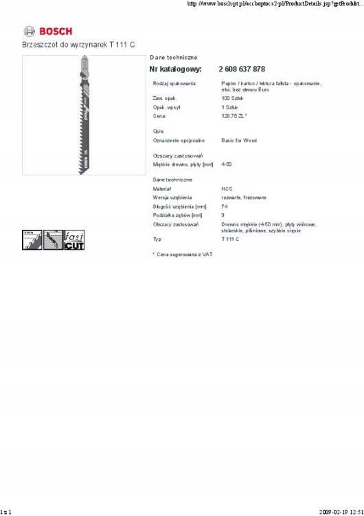 BRZESZCZOT DO WYRZYNARKI T111C 100SZT.