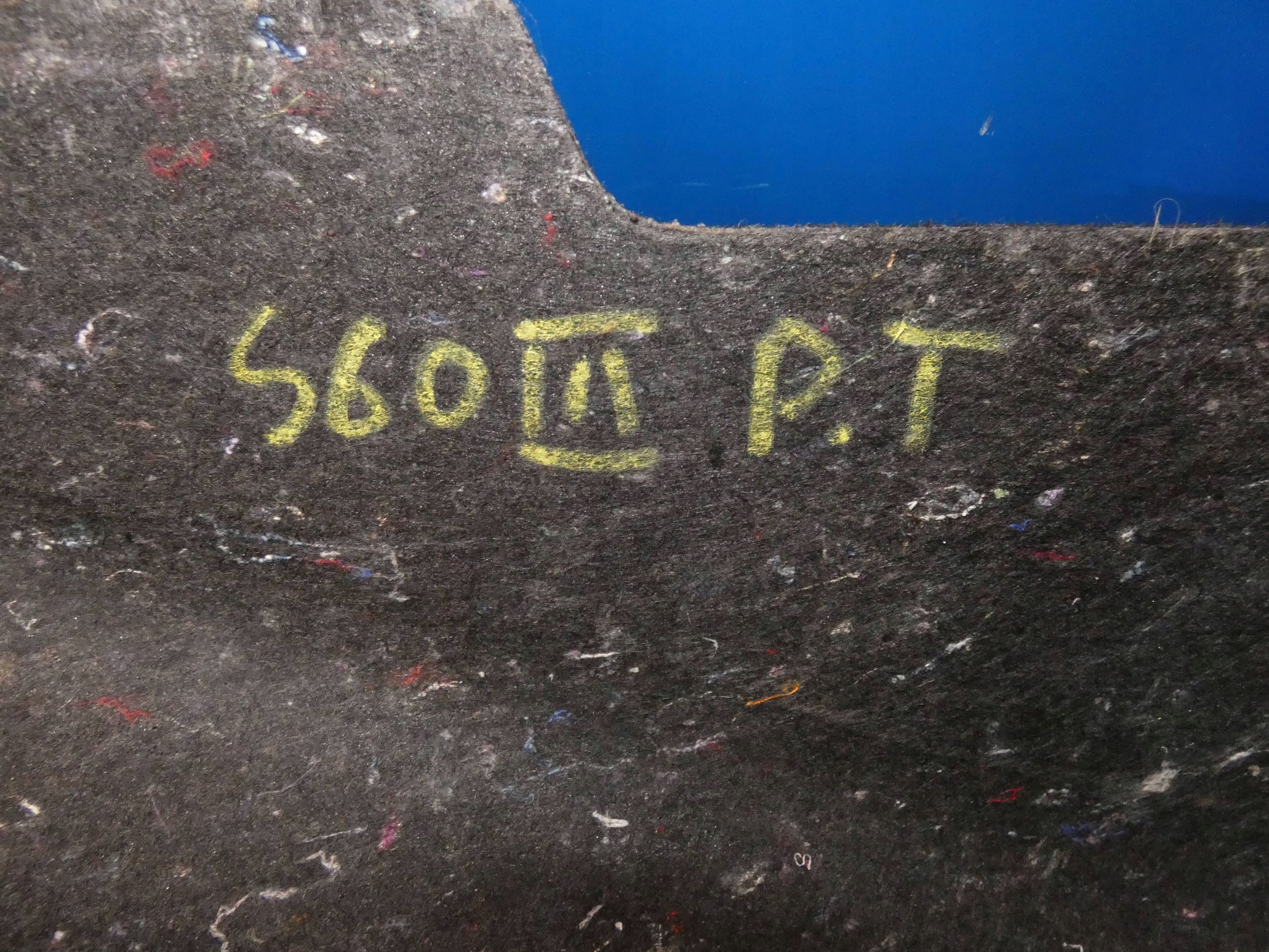 VOLVO S60 III sedan side upholstery boot right rear part