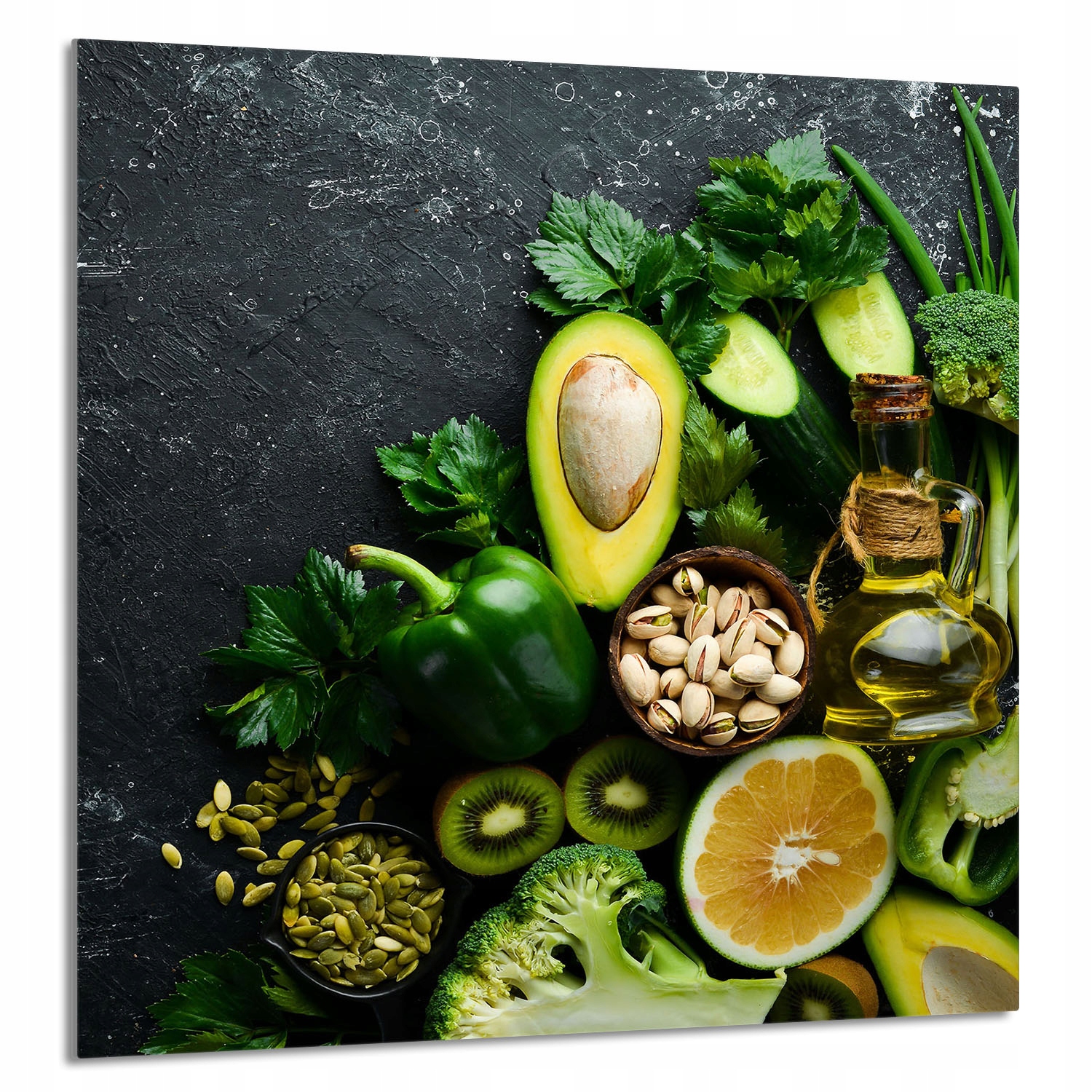 Skleněný Panel Do Kuchyně 60x65 Avokádo Tvrzené Sklo