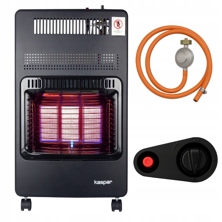 Plynová Pec Na Plyn Flaše Ohrievač 4,2 kW Vykurovacia Plocha 60 m2 Redukcia A Hadica