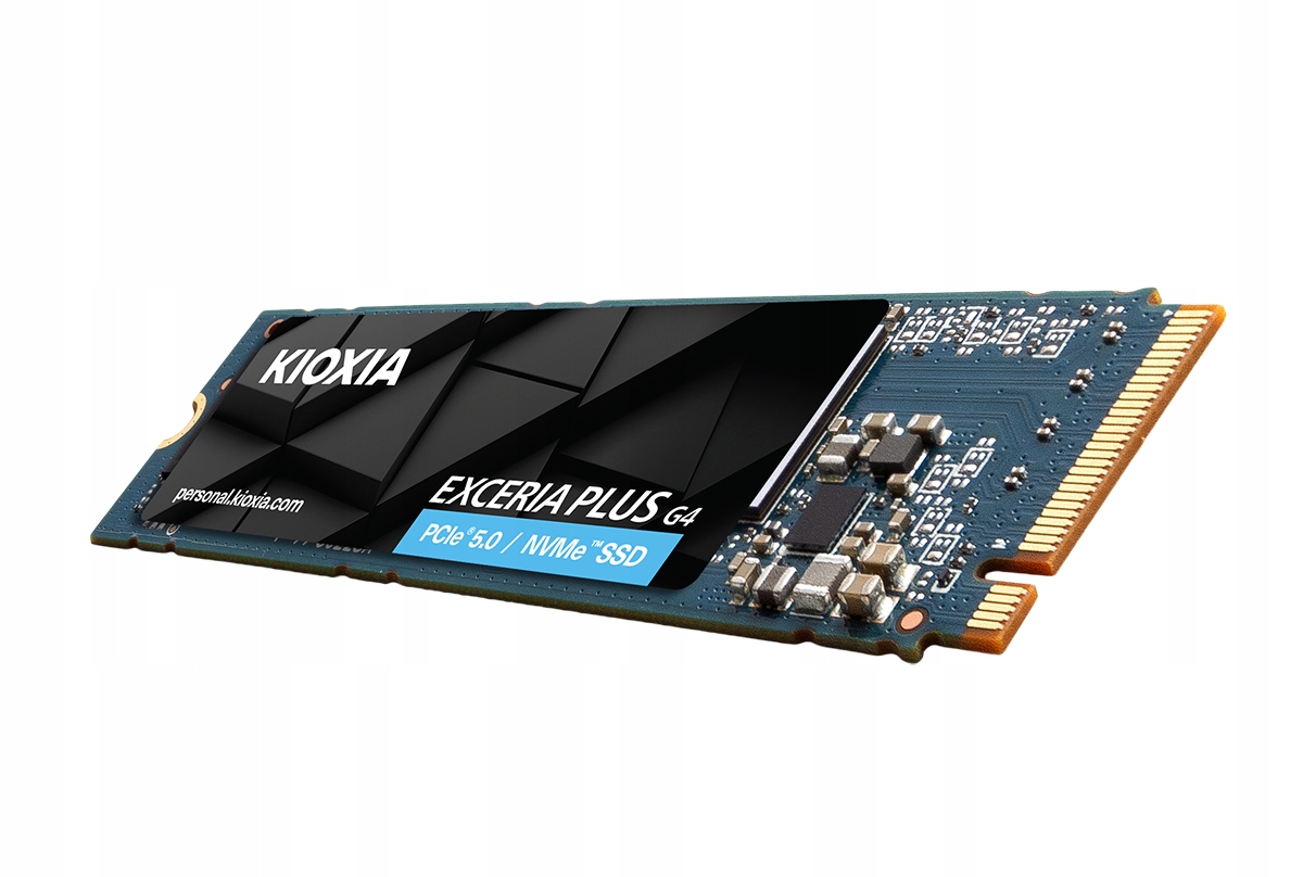 SSD KIOXIA EXCERIA PLUS G4 1TB M.2 2280-S3-M PCIe Gen5 x4 NVMe, Read/Write: 10000/7900 MBps, IOPS 1300K/1400K, TBW: 600 — 7