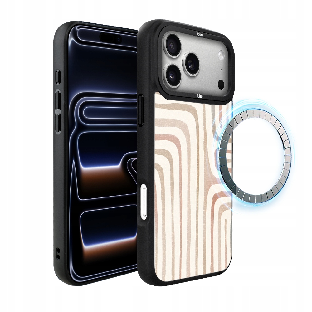 Pouzdro pro iPhone 17 Pro Ibizu DropGuard Matt s MagSafe, Boho, labyrintem