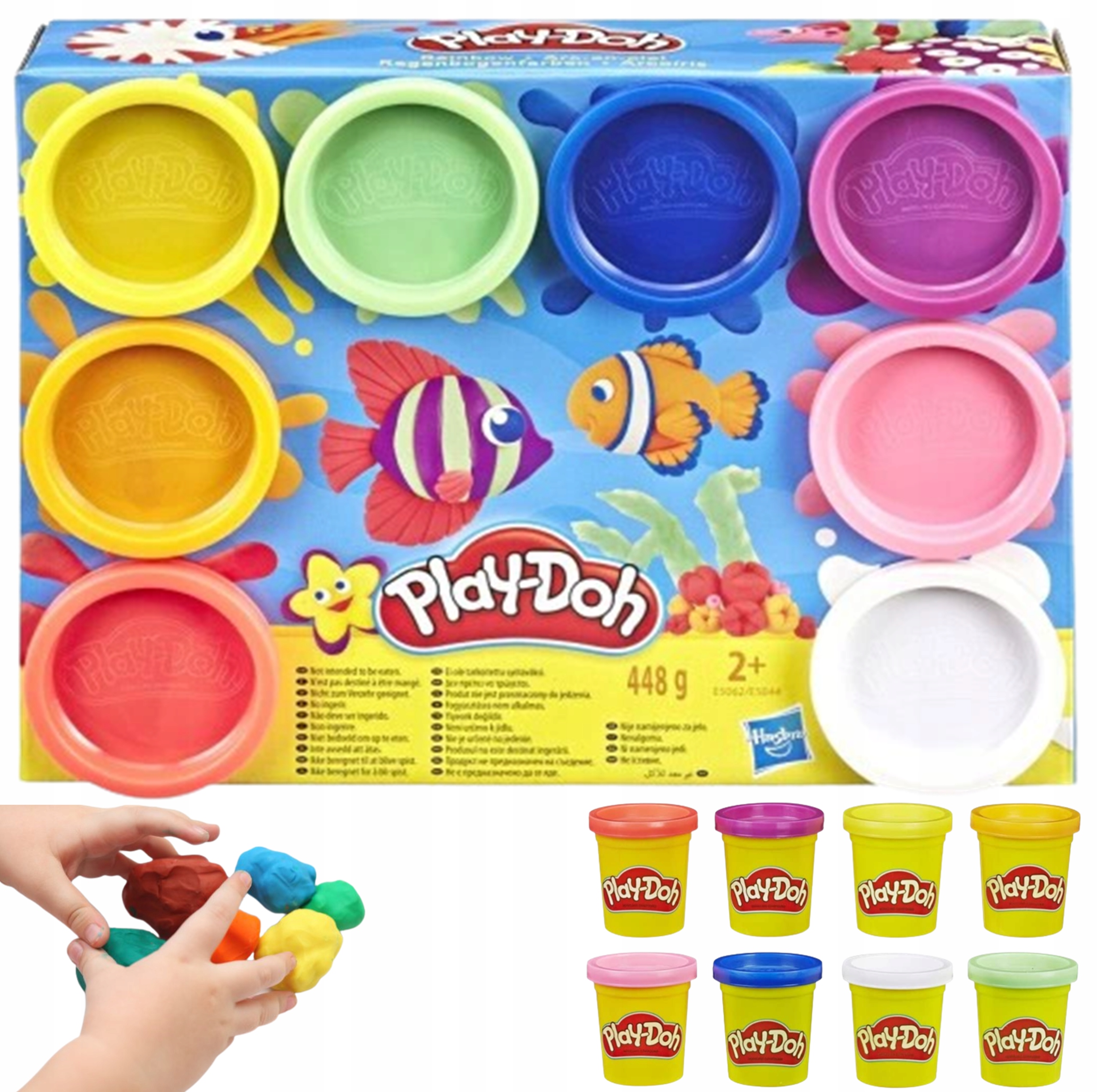 

Play Doh Ciastolina Zestaw Tęczowy 8 Tub E5062