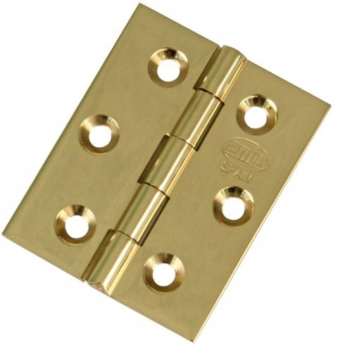 

Zawias meblowy Złoty Mosiężny lak 50x40mm Mod.1002