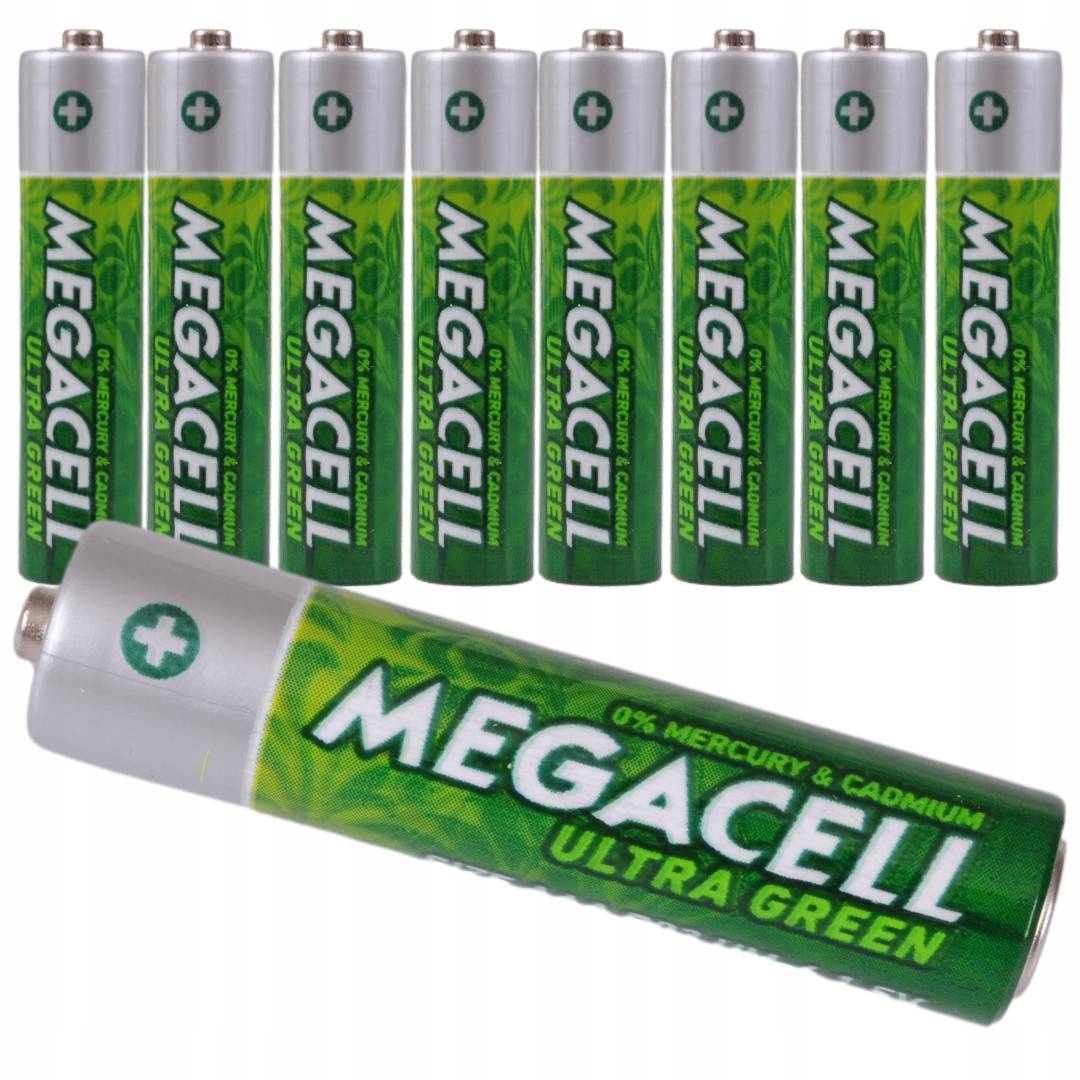 

8x Bateria Aaa R3 Megacell Baterie Ultra Paluszki