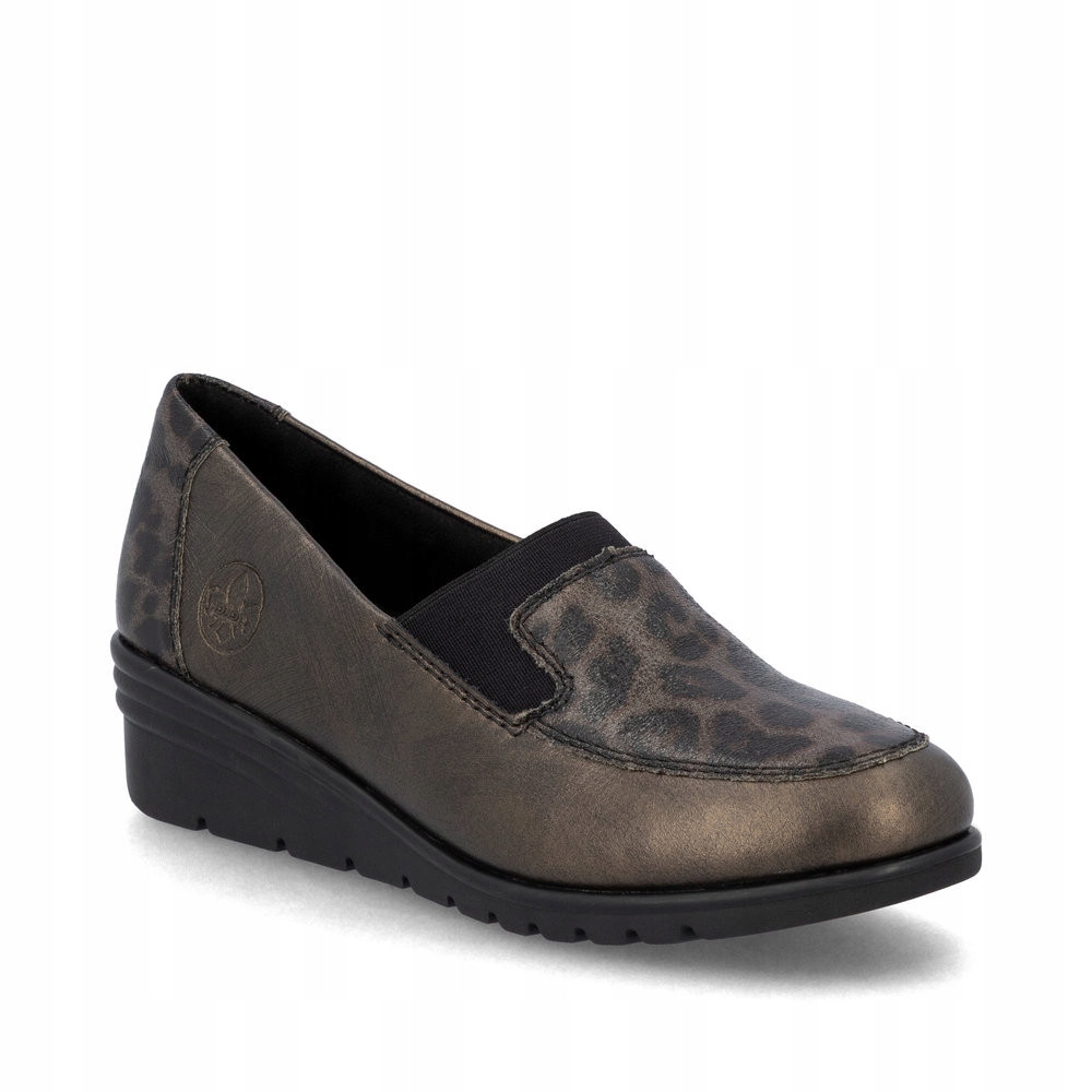 Rieker L5351 Hnědé Polobotky Kůže vel. 38