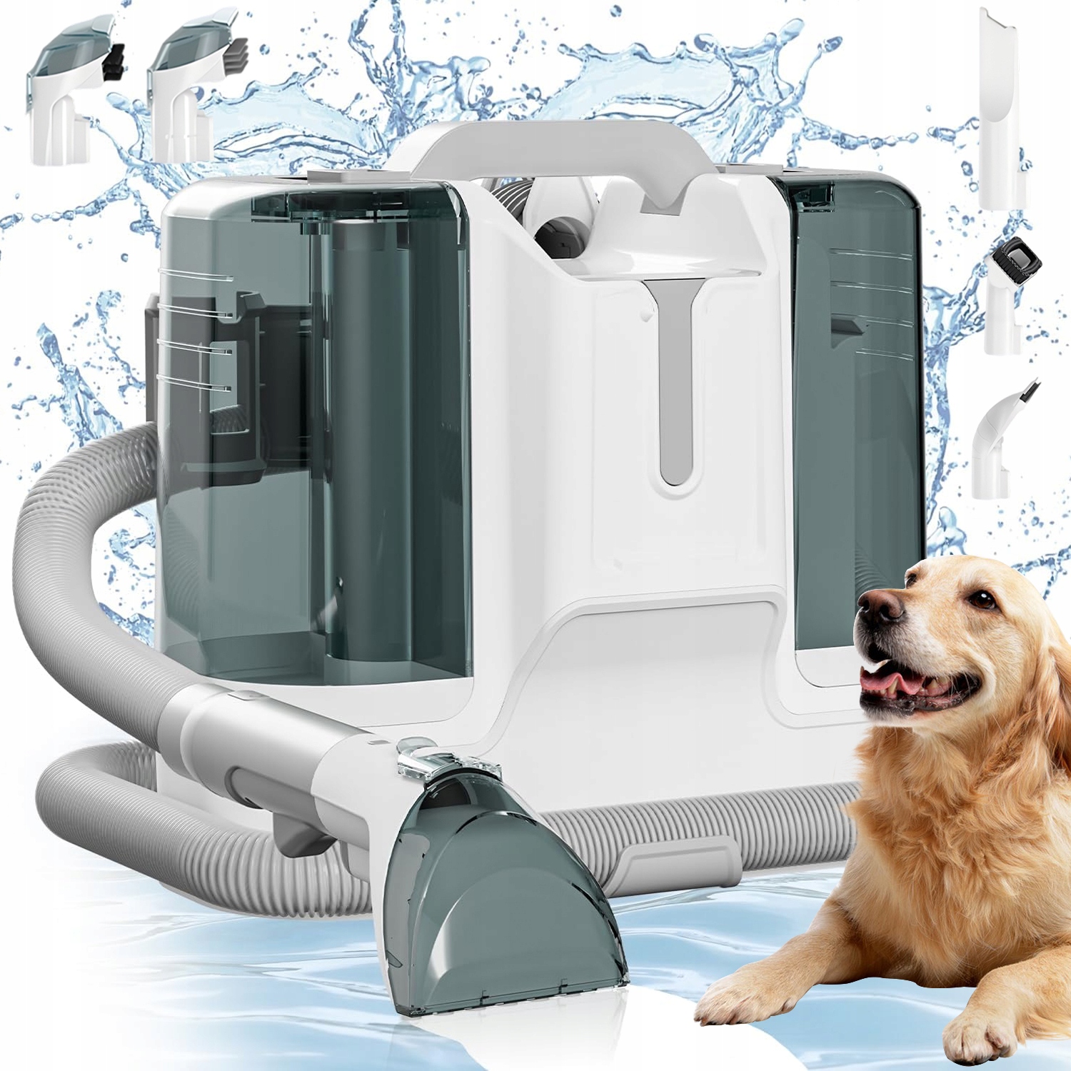 Stroj Na Čištění Tkanin 1800 ML Se 6 Hlavami Pro Koberce Postelových Pohovek