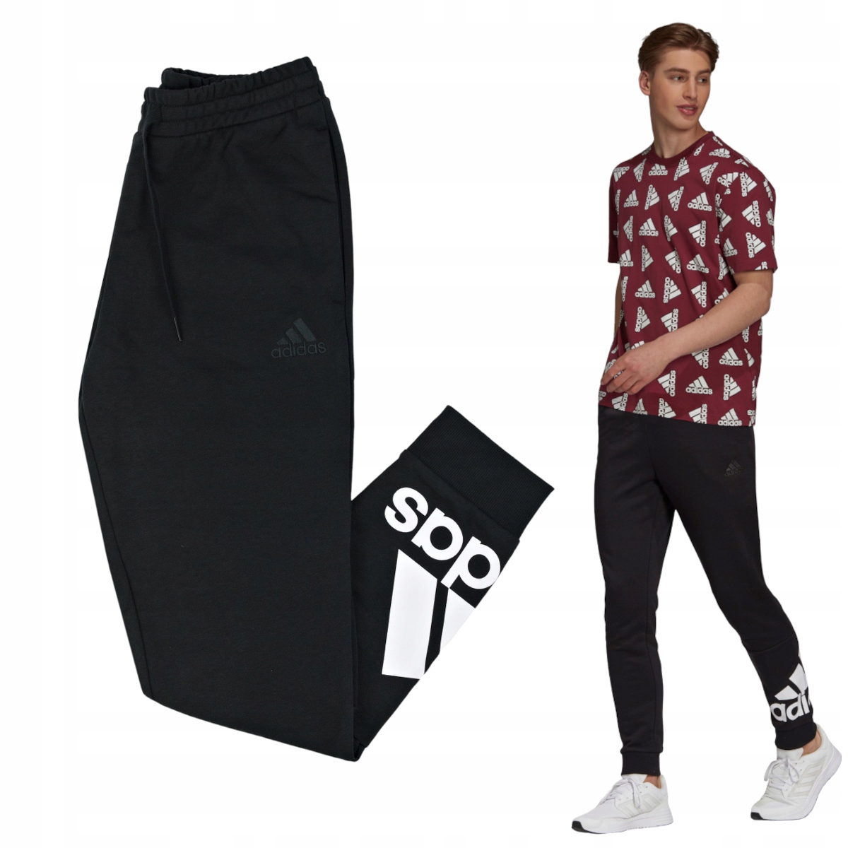 

Spodnie Adidas Męskie Dresowe Bawełniane XXL