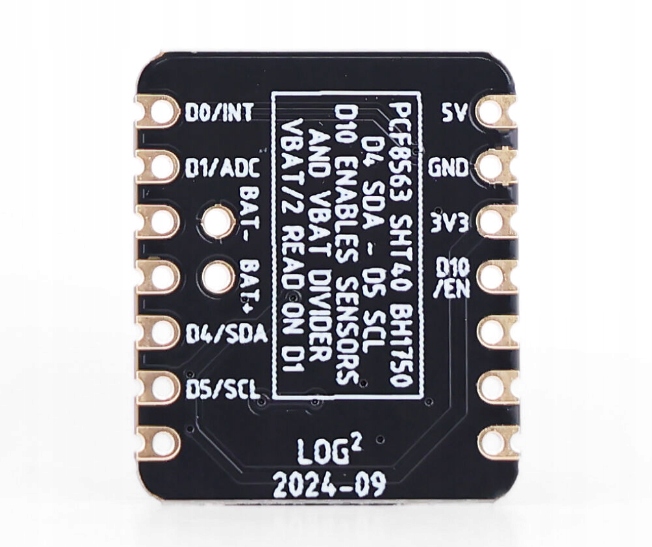 XIAO Logger HAT - moduł z czujnikami temperatury, wilgotności i światła Model XIAO Logger HAT