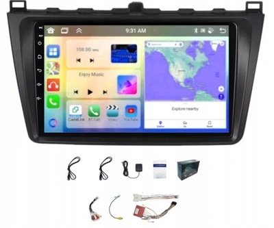Android Rádio Navigácia Mazda 6 II 2008-2013 Carplay 6GB 128GB