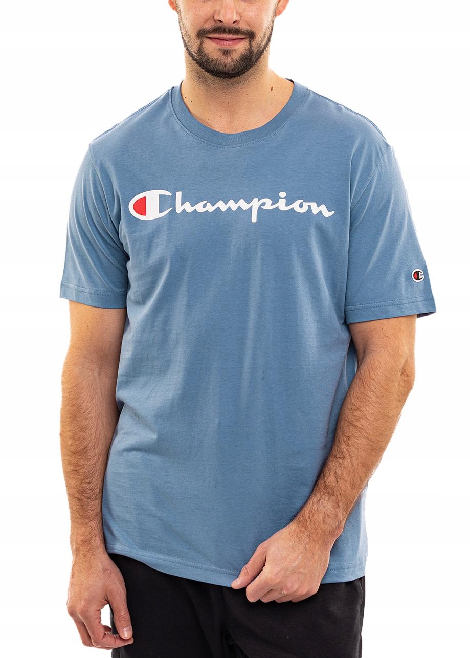 Koszulka Męska Champion T-shirt Bluzka Sportowa Bawełniana roz. L