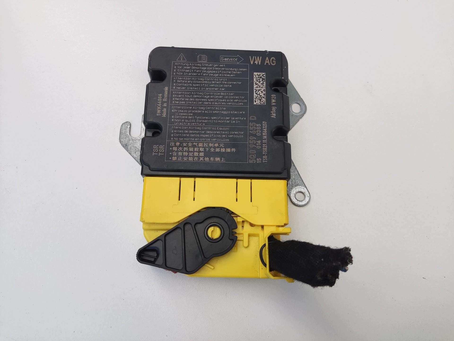 dashboard console airbag airbag tension belts SENSOR VOLKSWAGEN GOLF VII GTD 2012-16
