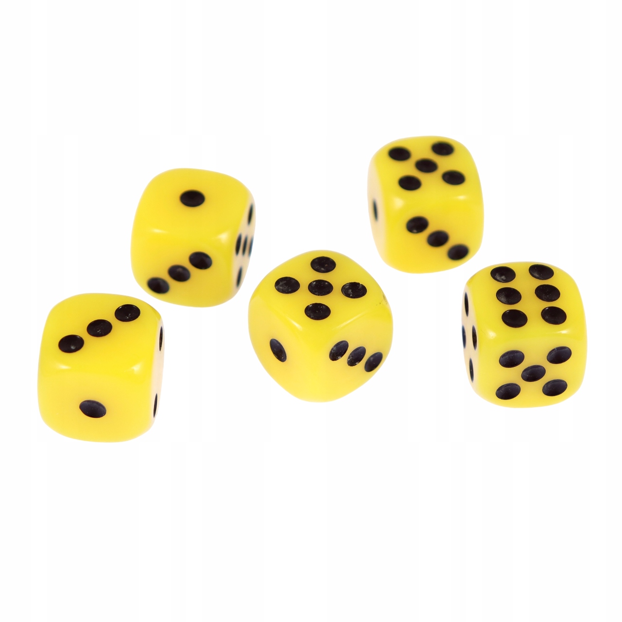 ZESTAW 2 KOSTEK K6 RPG ŻÓŁTA KOŚĆ 1,1 CM Producent RGFK