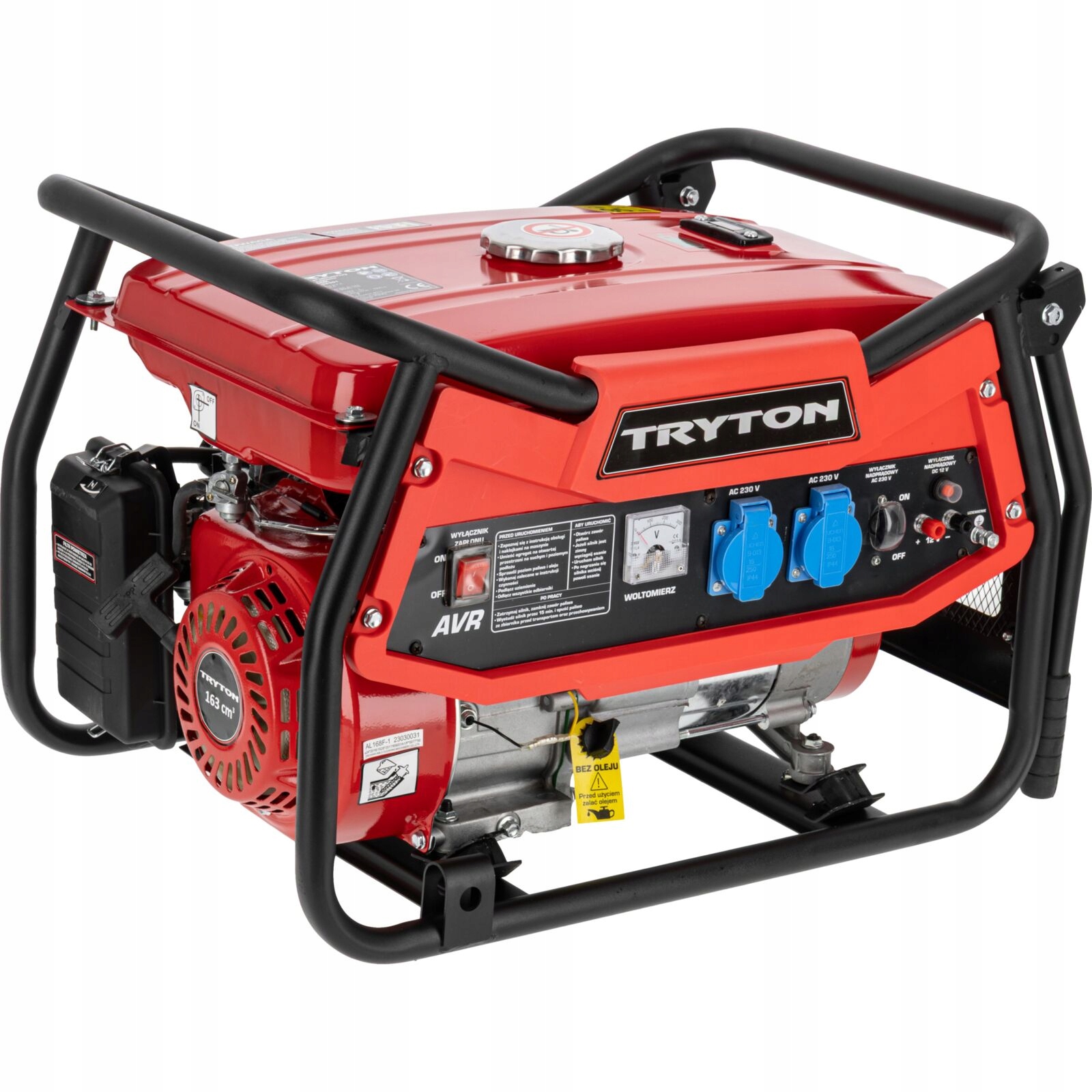 Agregat Prądotwórczy 2000W, Avr, 2X230V, 12V Ce