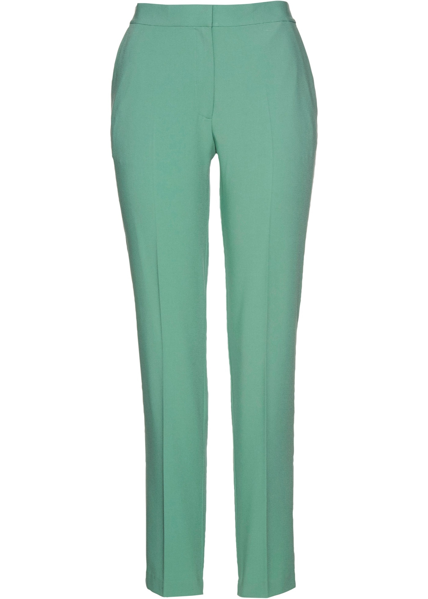 Z6849 SPODNIE BIZNESOWE ELEGANCKIE ZIELONE R.44