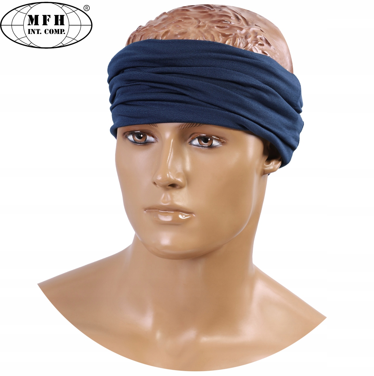 KOMIN TERMOAKTYWNY BANDANA CHUSTA OCHRONNA MFH SZALIK NA SZYJĘ MĘSKA DAMSKA Kolor niebieski