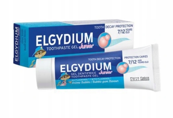 Elgydium Junior Pasta do zębów w postaci żelu Bubble, 50 ml