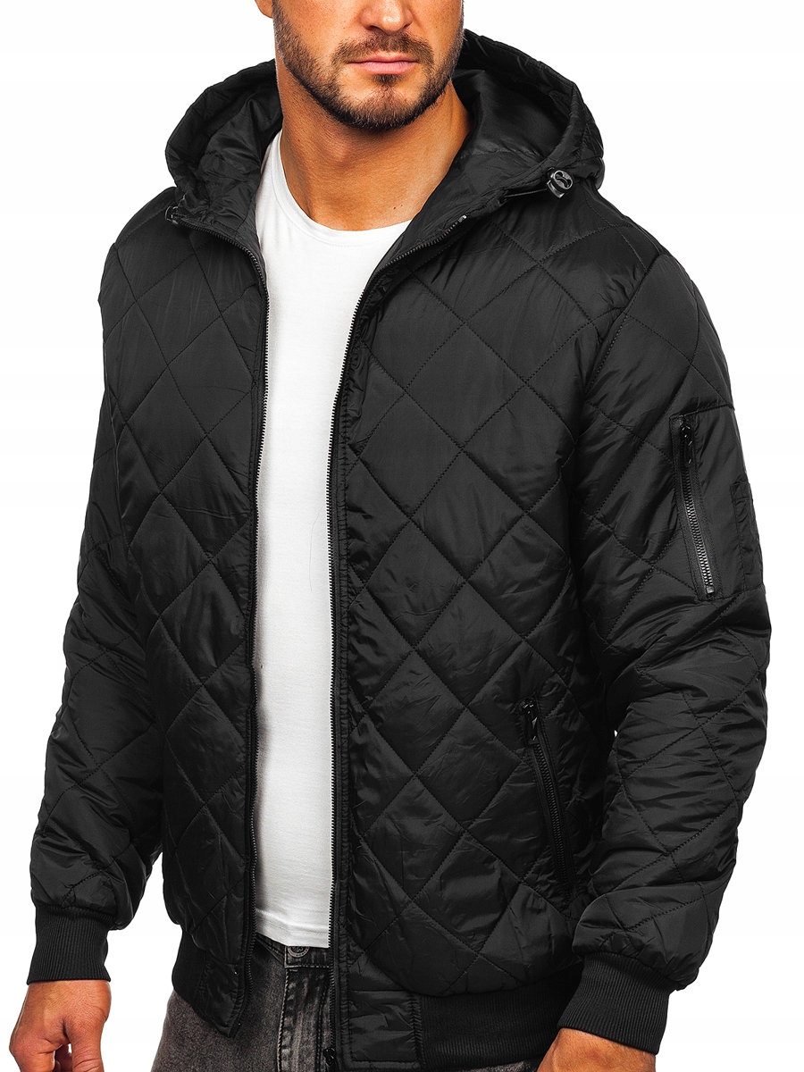 

Kurtka Męska Przejściowa Czarna MY21 DENLEY_2XL