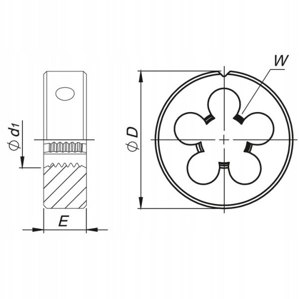 FANAR Narzynka R-1/2" DIN-EN 24230 HSS 800 Kod producenta N1-121001-3431