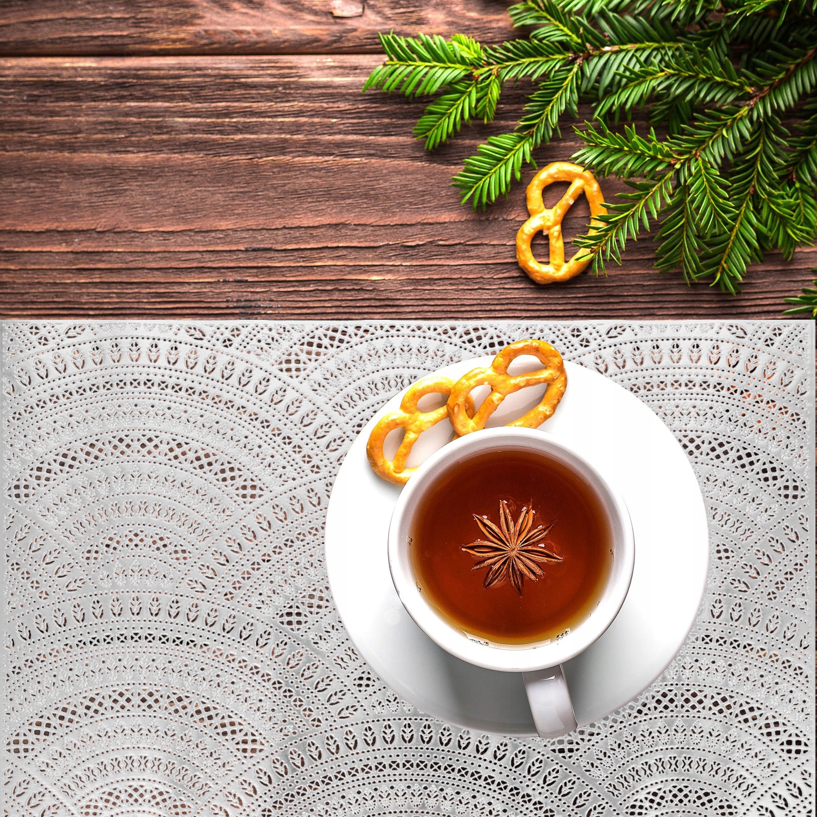 PODKŁADKI NA NAPOJE PODKŁADKI ANTYZARYSOWANIOWE 2 SZT Marka bez marki