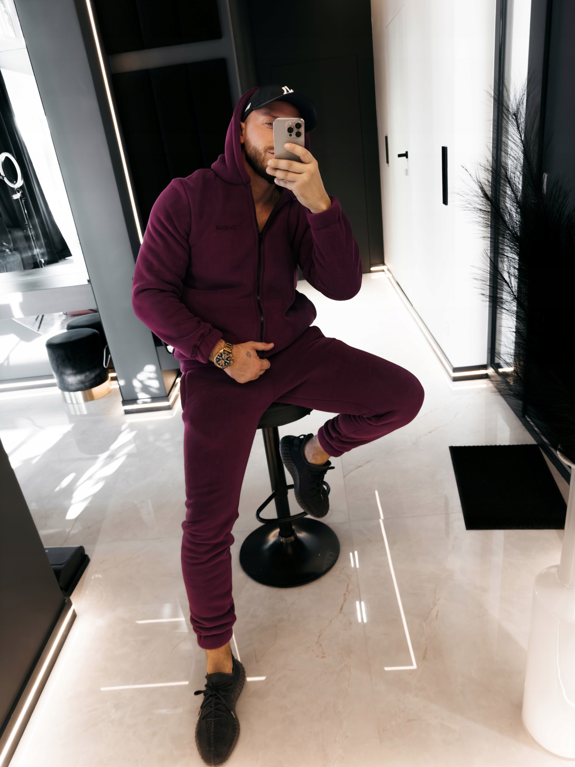 Pánský Komplet Elemental Olavoga Švestková M