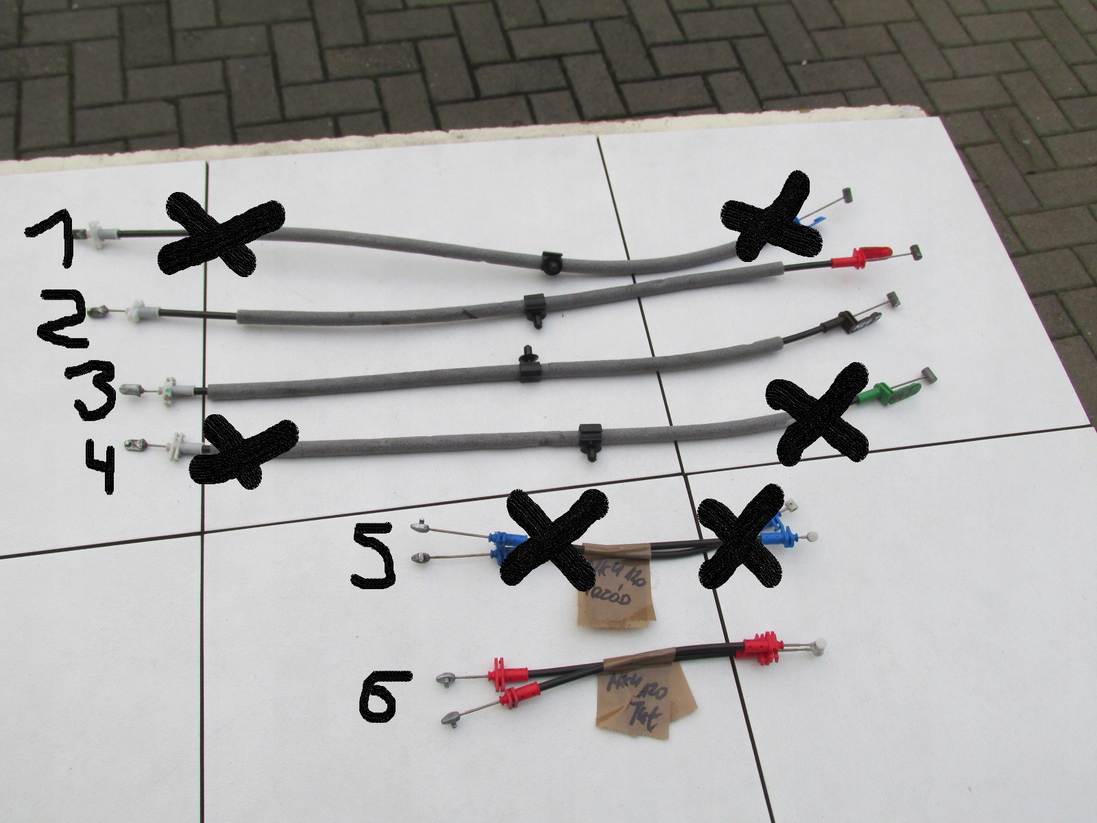 LINKA ZAMKA KLAMKI PRZÓD TYŁ MONDEO MK4 2007 ROK