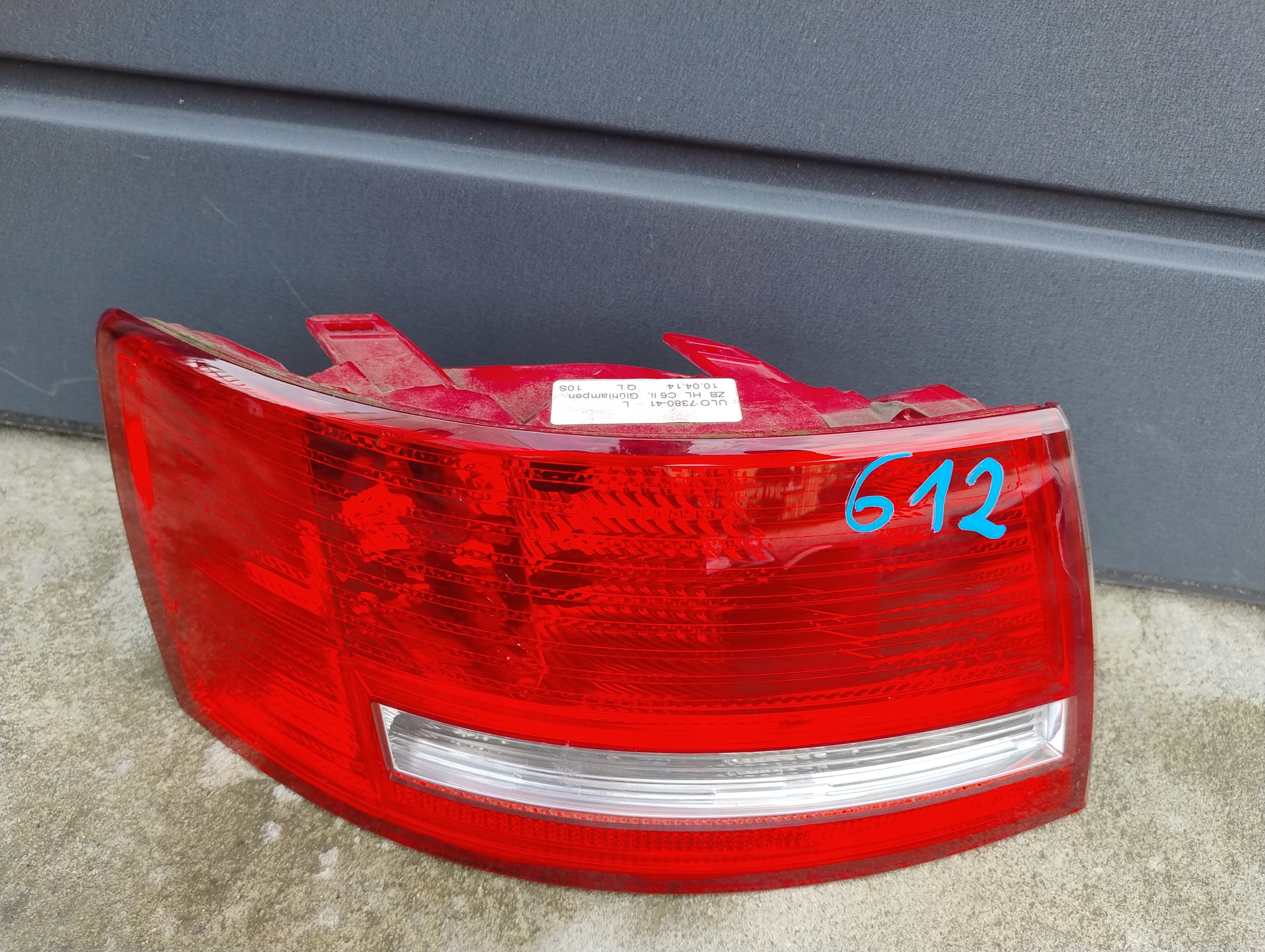 light left rear part left rear audi a6 c6 sedan 7380-41