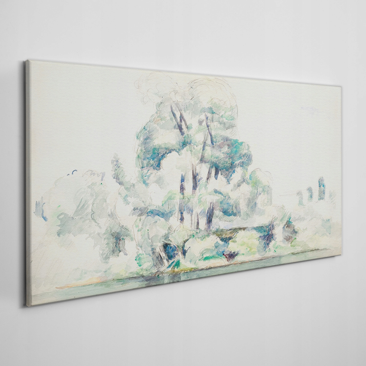 

Obraz na płótnie Malarstwo natura drzewa 140x70 cm