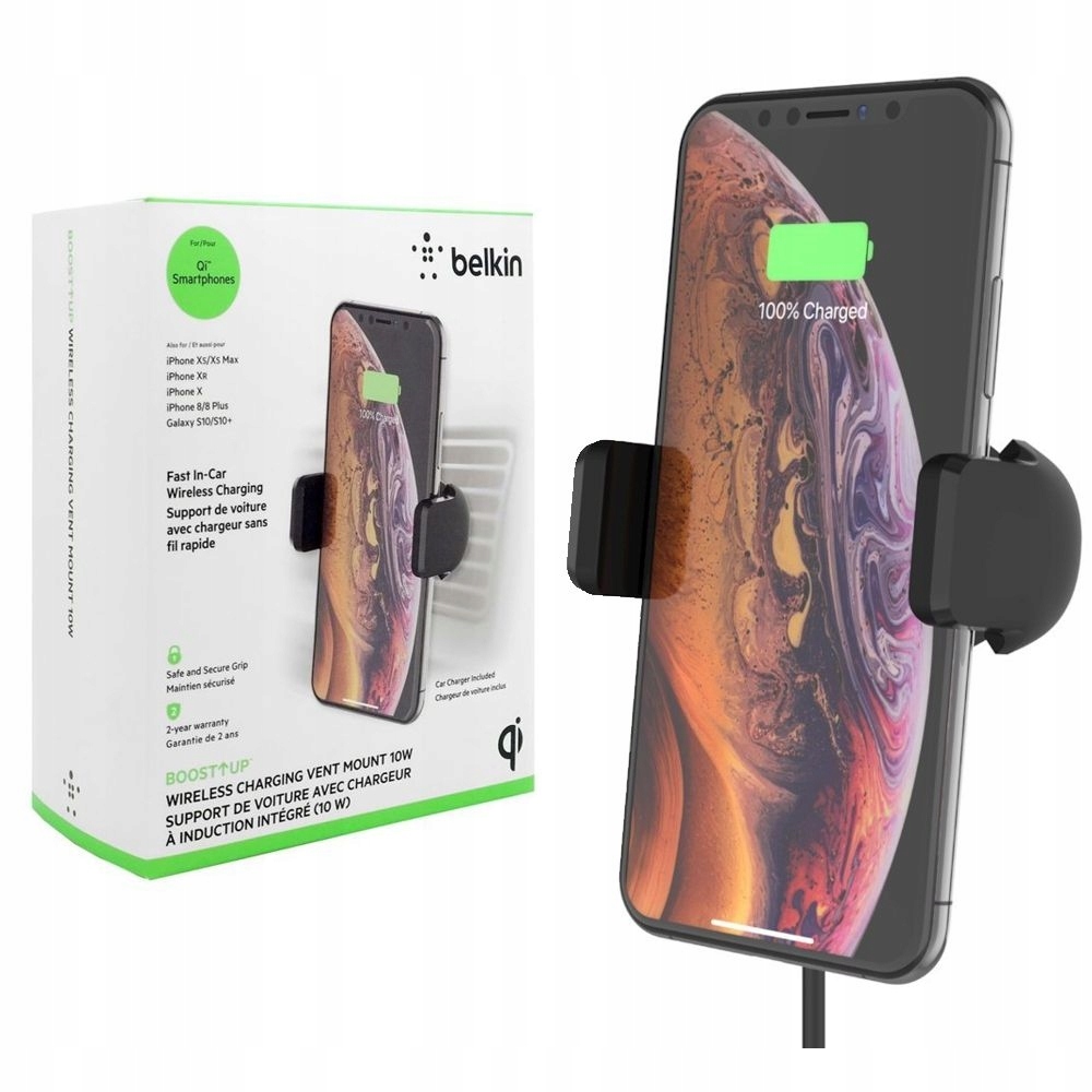 

Belkin Uchwyt samochodowy z ładowaniem indukcyjnym
