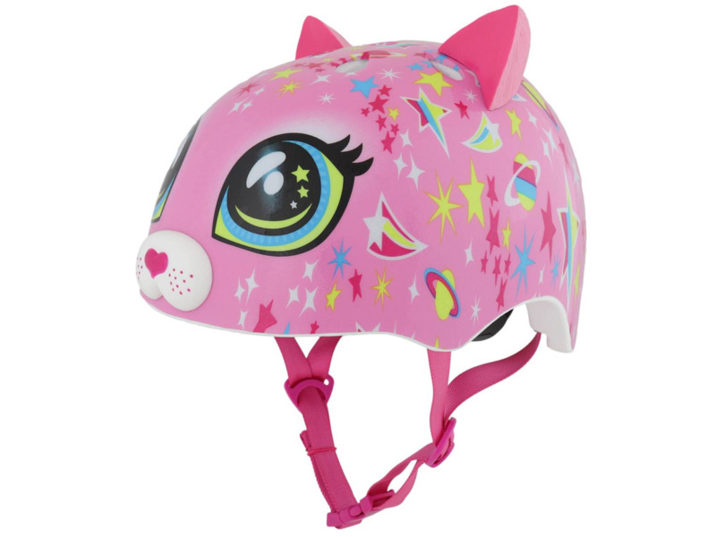 Kask rowerowy Raskullz Astro Cat Różowy dla Dzieci (rozmiar Xs)