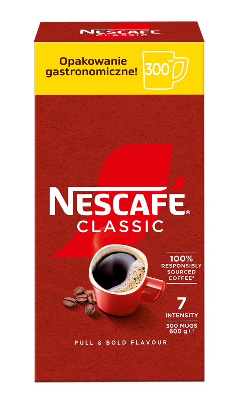 Kawa Nescafe Classic rozpuszczalna 600g