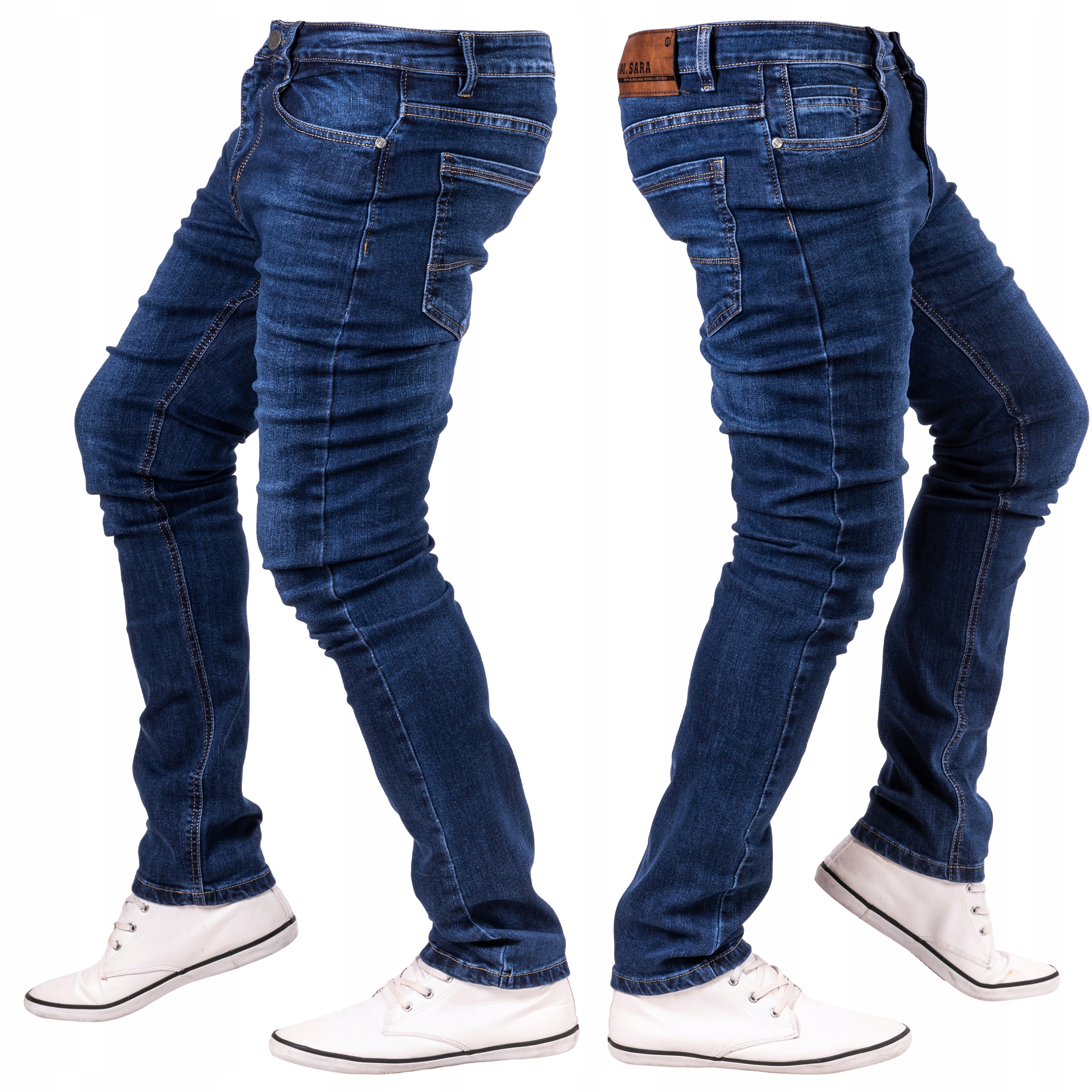 

Spodnie męskie jeansowe Slim Njall r.36