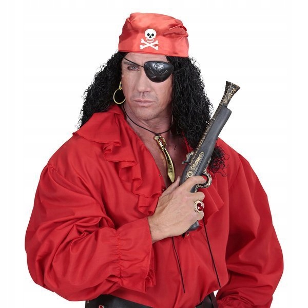 ZESTAW PIRATA 3 ELEMENTY CHUSTA KOLCZYK PRZEPASKA Płeć uniseks