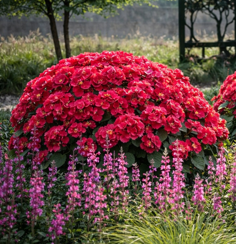 САМЫЙ ОГНЕННЫЙ Гортензия HOT RED