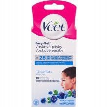 Veet Voskové Pásky Na Obličej Pro Citlivou Pokožku 40 Ks
