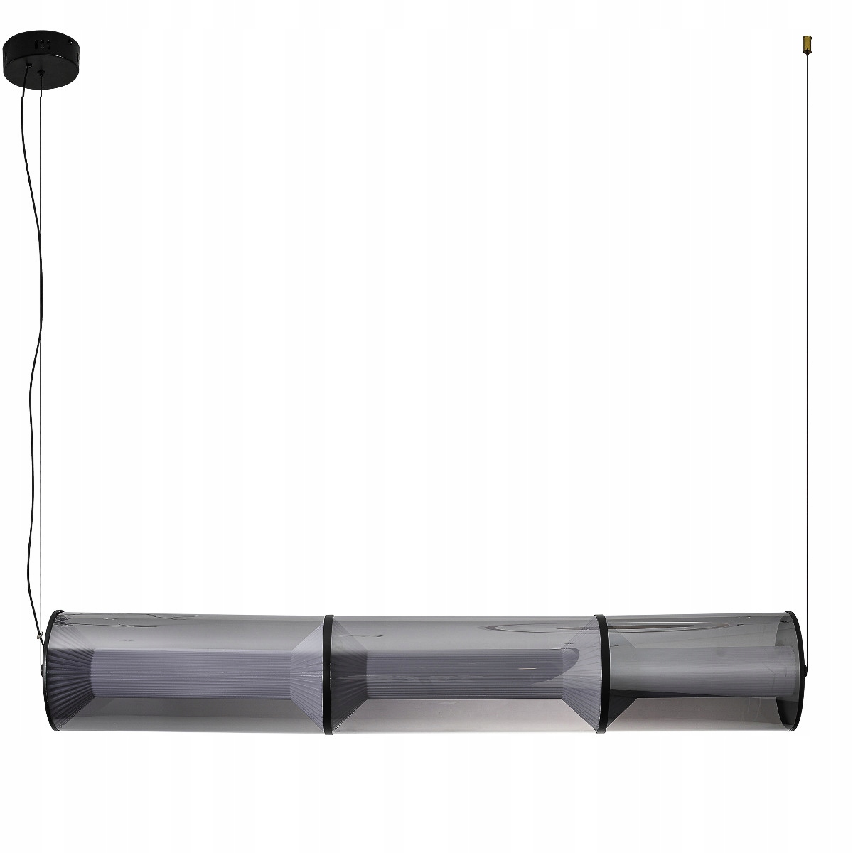 Závesná lampa Aeris 3 dymová Led linka Cct