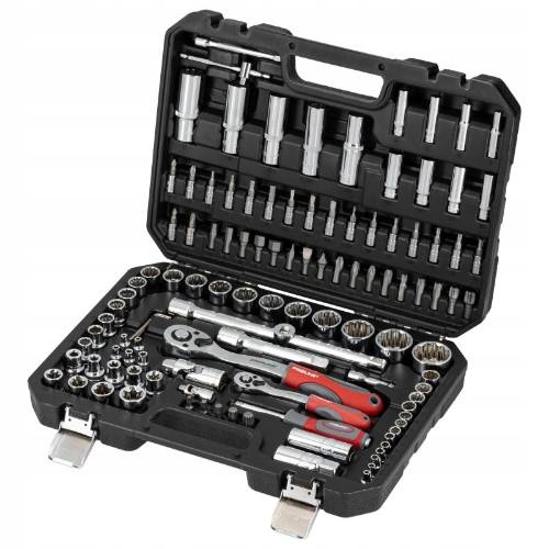 Gola sada, 113 ks, 1/4" 1/2" plastový obal, CrV, Proline