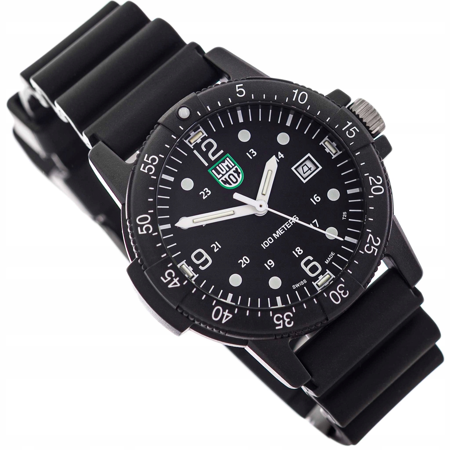 Pánské hodinky Luminox XS.2001 Sea Bass 2000 černé na řemínku, 100M, Datumovka