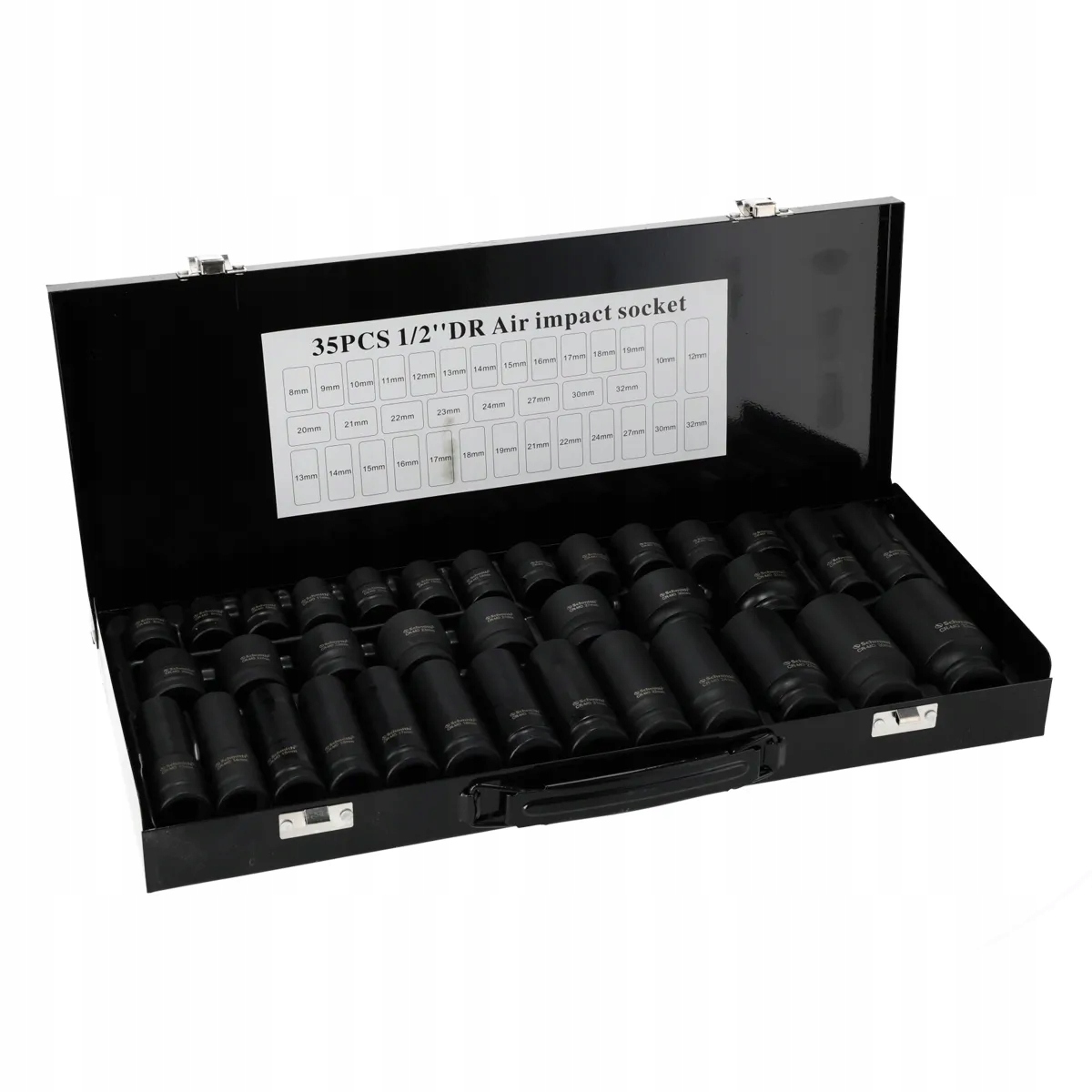 Schmith Úderové Nástavce 6-HRANNÉ Krátke 1/2" 8-32 mm 35KS