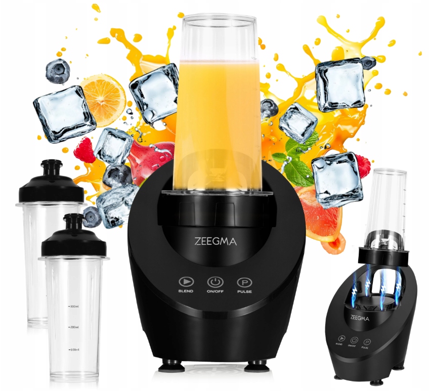 Kalichový Mixér Na Koktejly Magnetický Silný Drtí Led 2xBIDONY