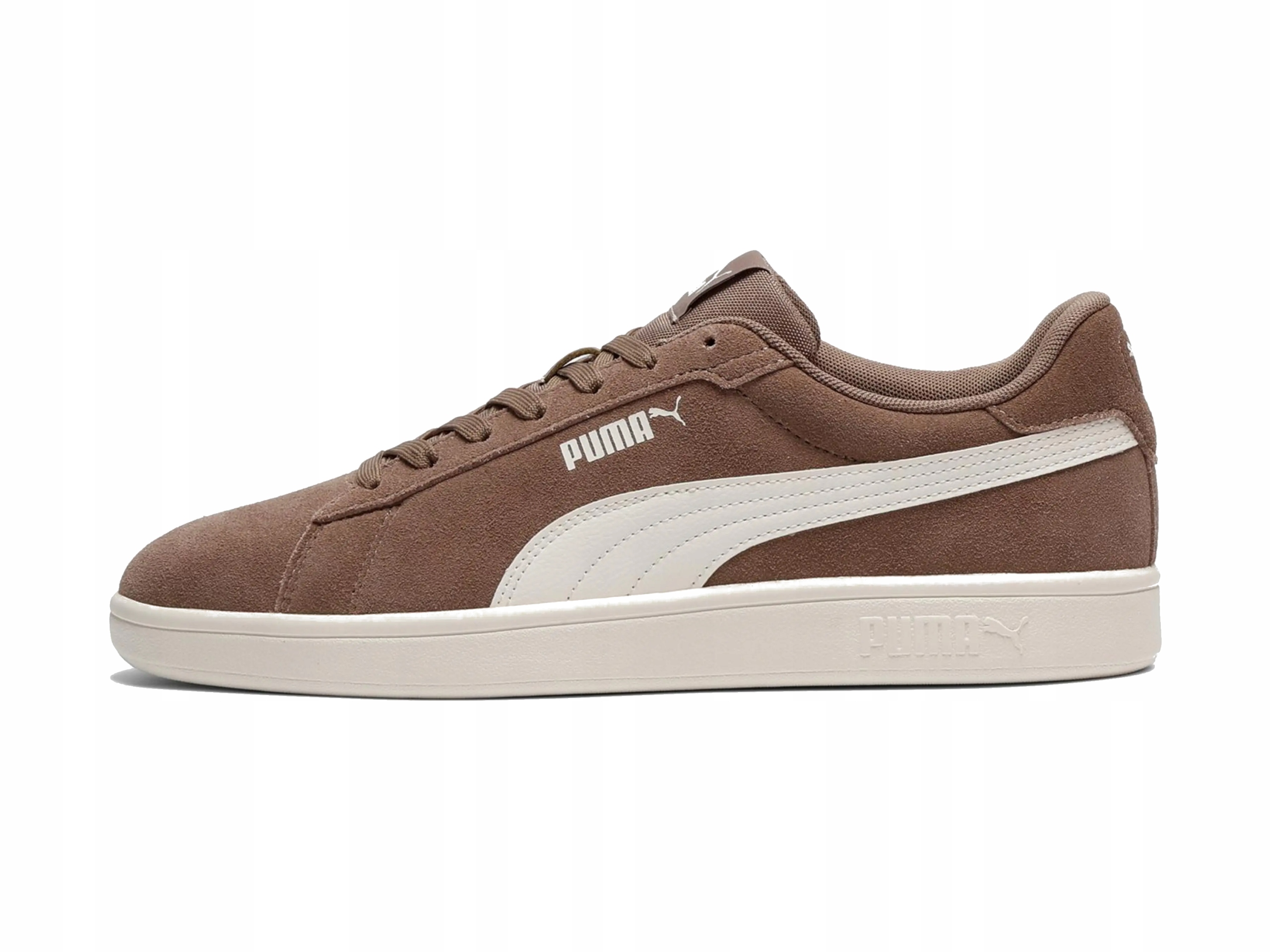 Pánské boty Puma Smash 390984-32 sportovní kožené semišové hnědé 44