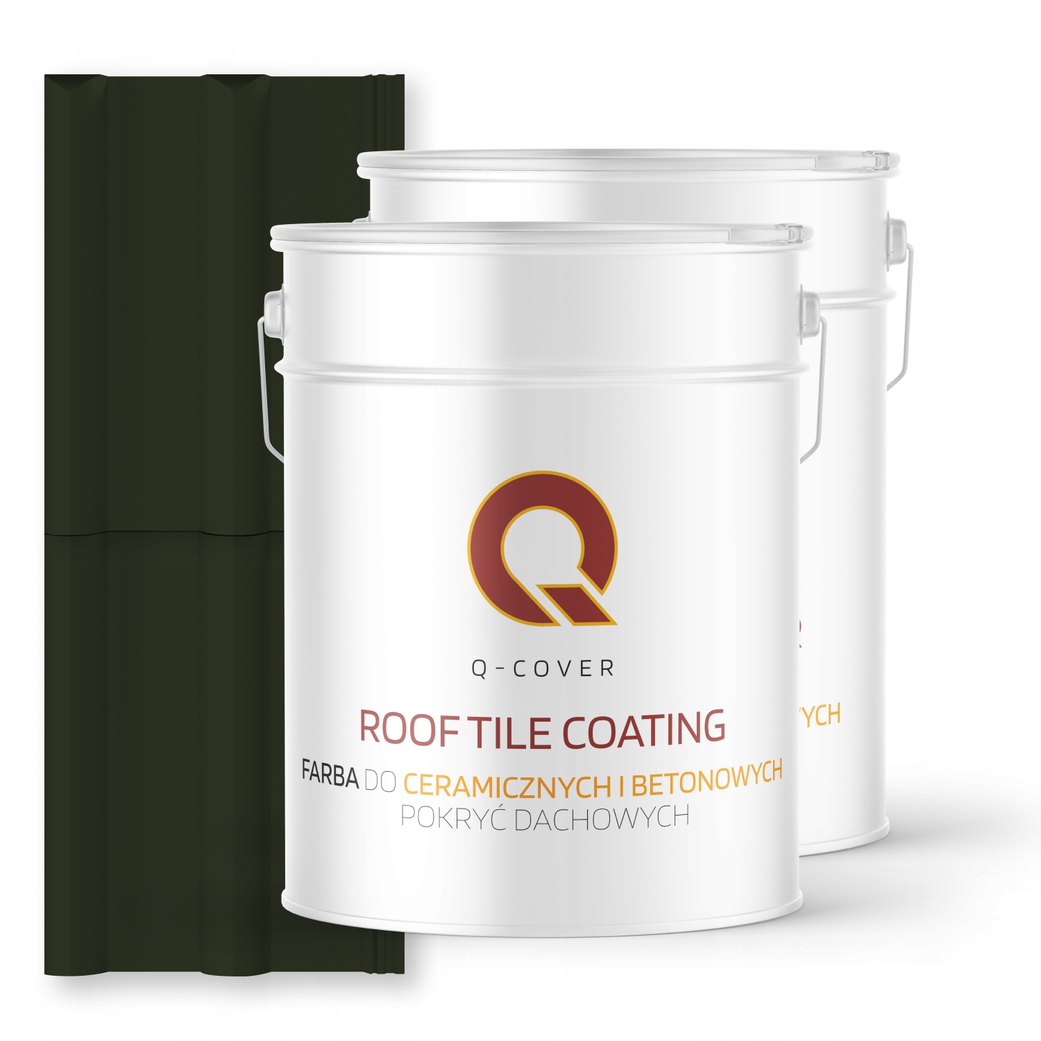 Farba Na Keramické Strechy Podklad Fľašová Zelená Ral 6007 74 m2 Lesk