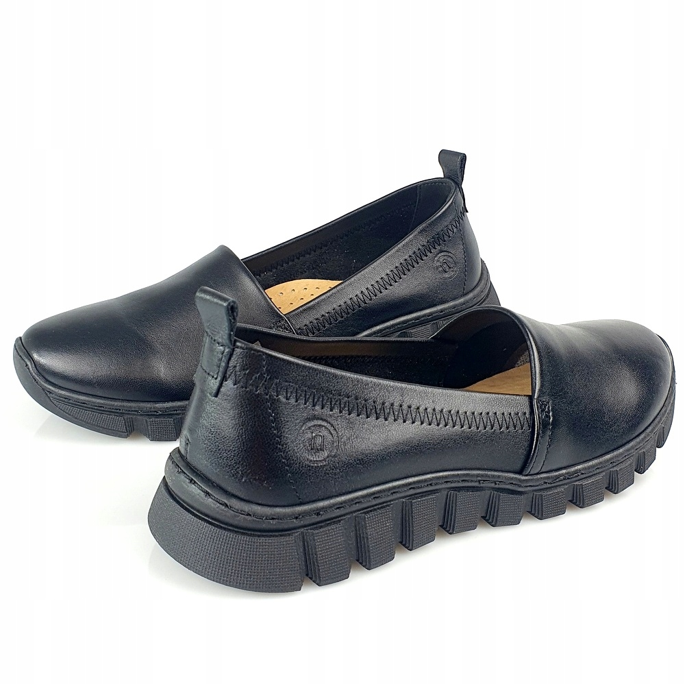 MOKASYNY NESSI CZARNE 23430 r. 37 Rozmiar 37