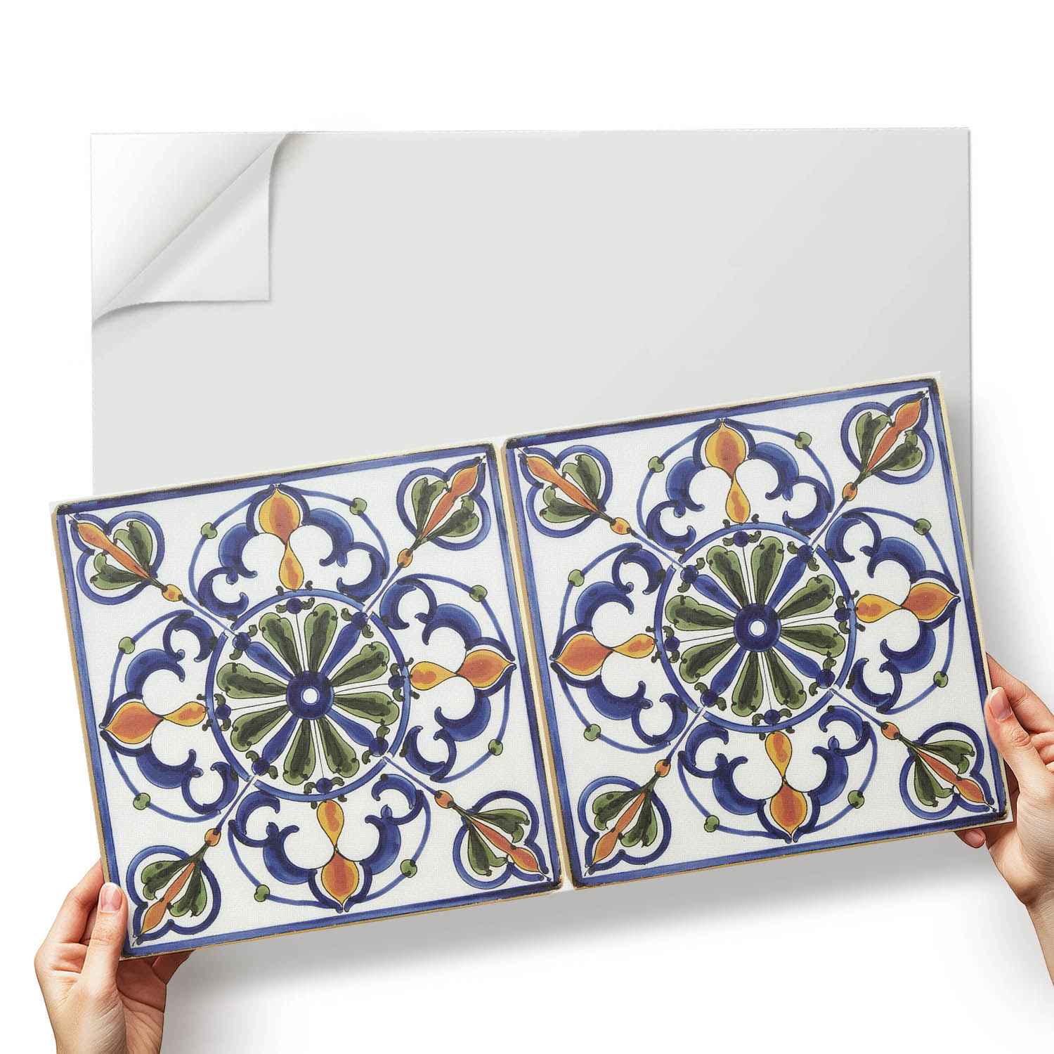 Vinylové dlaždice S Potiskem Ornamentované rostlinné motivy 6x60x30 cm