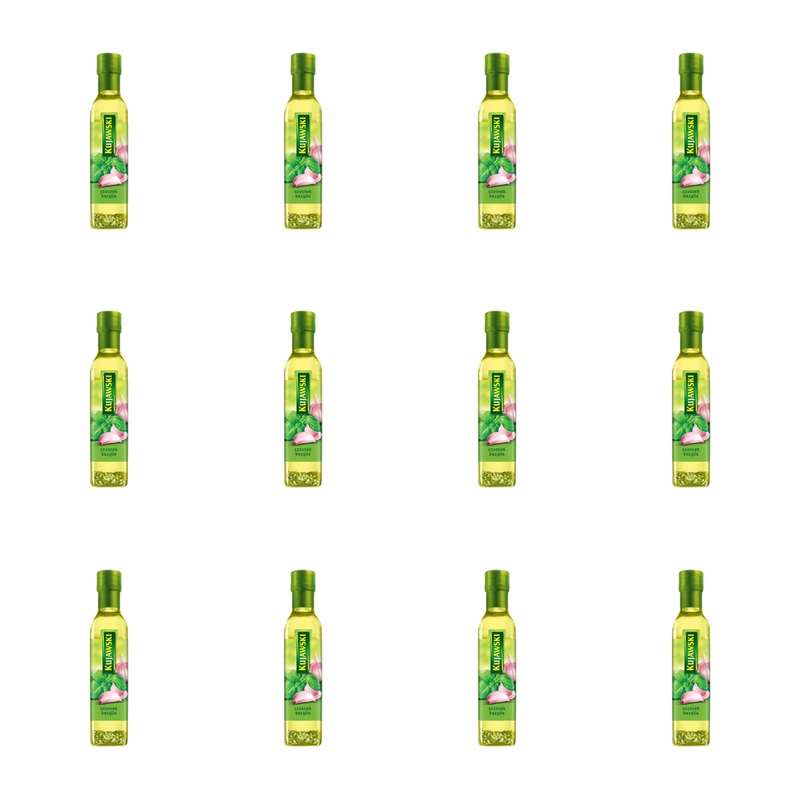 Kujawski řepkový olej česnek a bazalka 250 ml X12