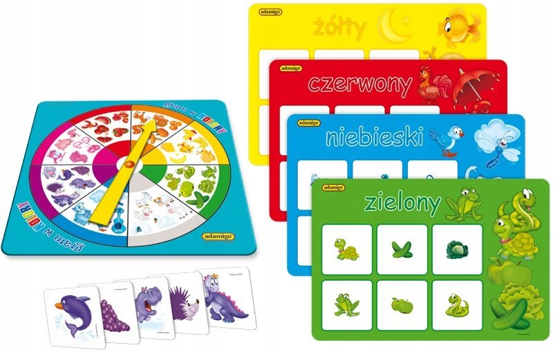 GRAM W KOLORY - Gra edukacyjna, ADAMIGO Bohater brak